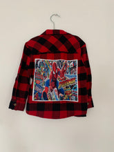 Load image into Gallery viewer, Spiderman flannel
