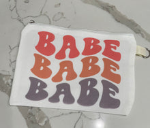 Load image into Gallery viewer, Babe make up bag
