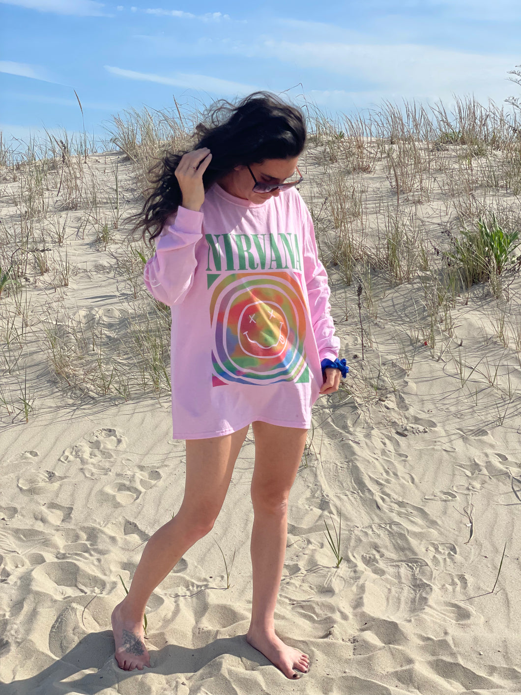 Oversized Nirvana tee